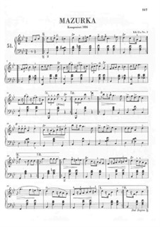 Mazurka in B Flat Major, B.16 KK IIa/3: Para Piano by Frédéric Chopin