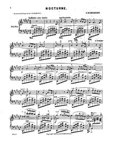 Nocturne in F Sharp Major: Nocturne in F Sharp Major by Genari Karganoff