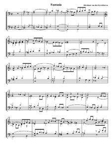 Fantasia in C Minor: Fantasia in C Minor by Abraham van den Kerckhoven