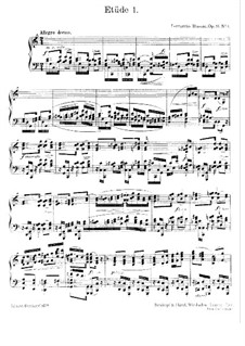 Six Etudes for Piano, BV 203 Op.16: set completo by Ferruccio Busoni