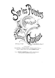 Sur les pointes for Violin (or Mandolin) and Piano: Sur les pointes for Violin (or Mandolin) and Piano by Edouard Cazaneuve