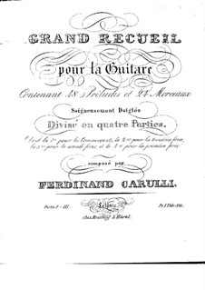 Grand Collection for Guitar: Grand Collection for Guitar by Ferdinando Carulli