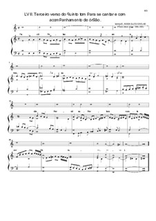 Terceiro verso do quinto tom para cantar e órgão: Terceiro verso do quinto tom para cantar e órgão by Manuel Rodrigues Coelho