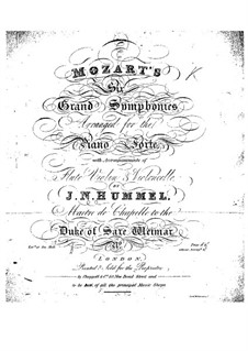 Symphony No.41 in C Major 'Jupiter', K.551: For flute, violin, cello, and piano by Wolfgang Amadeus Mozart