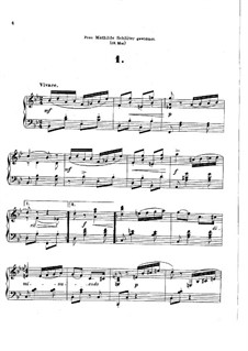 Six Caprices, Op.27: Caprices No.1-3 by Theodor Kirchner
