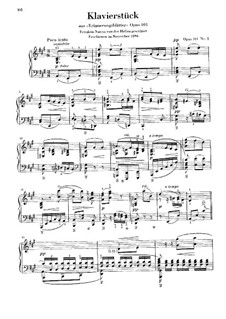 Memoryleaves. Piano Piece No.1, Op.101: Memoryleaves. Piano Piece No.1 by Theodor Kirchner