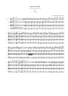 Quartet for Clarinet and Strings in D Major, Op.82: Movimento IV by Franz Krommer