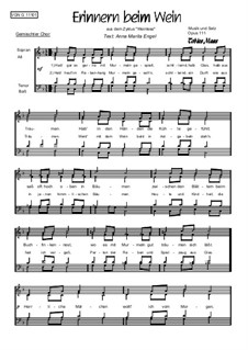 Erinnern beim Wein, Op.111: Erinnern beim Wein by Bernd Gehring