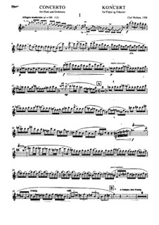 Concerto for Flute and Orchestra, FS 119: parte Solo by Carl Nielsen