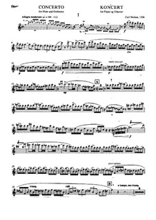 Concerto for Flute and Orchestra, FS 119: parte Solo by Carl Nielsen