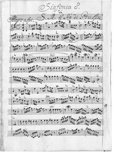 Symphony in D Major: partes by Friedrich der Große
