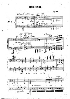 Sicilienne, Op.21: Sicilienne by Jean-Henri Ravina