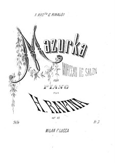 Mazurka, Op.12: mazurka by Jean-Henri Ravina