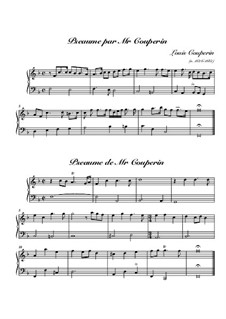 Two Psalms for Harpsichord: Two Psalms for Harpsichord by Louis Couperin