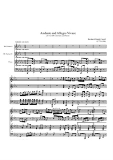 Andante and Allegro vivace: Andante and Allegro vivace by Bernhard Henrik Crusell