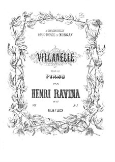 Villanelle (Peasant Song), Op.33: Villanelle (Peasant Song) by Jean-Henri Ravina