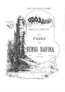 Ballade, Op.44: balada by Jean-Henri Ravina