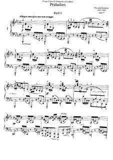 Preludes, Op.9: set completo by Theodor Kirchner