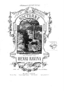 Jour de Bonheur (Nocturne), Op.55: Jour de Bonheur (Nocturne) by Jean-Henri Ravina