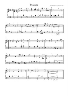 Courante in F Major: Courante in F Major by Elisabeth Jacquet de La Guerre