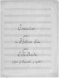 Concertino for Guitar: Concertino for Guitar by Johann Kaspar Mertz