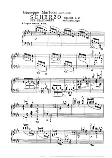 Three Scherzos, Op.53: Scherzo No.2 by Giuseppe Martucci