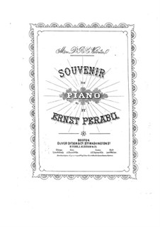 Souvenir: Souvenir by Ernst Perabo