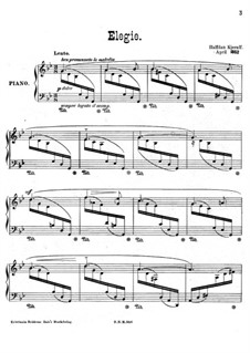 Elegy in G Minor, HK 66: Elegy in G Minor by Halfdan Kjerulf