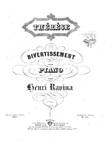 Divertissement No.2, Op.16: Para Piano by Jean-Henri Ravina