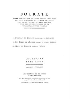 Socrate : Socrate by Erik Satie