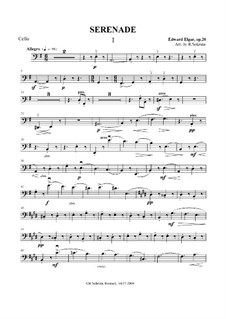 Serenade for String Orchestra, Op.20: versão para quarteto de cordas by Edward Elgar
