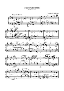 Mazurka: Para Piano by Isaac Albéniz
