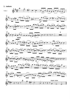 Concerto Grosso No.3 in E Minor, HWV 321: Movement II – violin I part by Georg Friedrich Händel