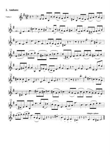 Concerto Grosso No.3 in E Minor, HWV 321: Movement II – violin II part by Georg Friedrich Händel