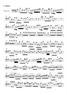 Concerto Grosso No.3 in E Minor, HWV 321: Movement III – cello part by Georg Friedrich Händel