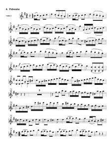 Concerto Grosso No.3 in E Minor, HWV 321: Movement IV – violin I part by Georg Friedrich Händel