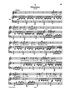 No.4 Ständchen (Serenade), vocal version: Para vocais e piano by Franz Schubert