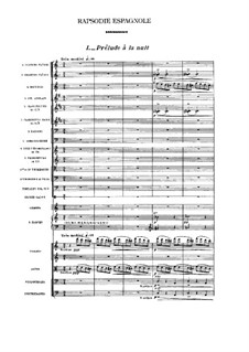 Rapsodie espagnole, M.54: No.1 Prélude à la nuit by Maurice Ravel