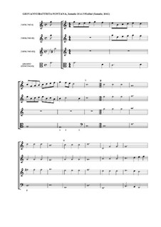 Sonata for Three Violins and Basso Continuo No.16 in C Major: Sonata for Three Violins and Basso Continuo No.16 in C Major by Giovanni Battista Fontana