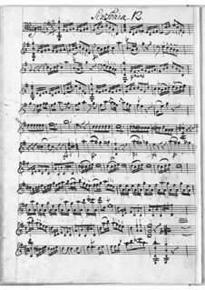 Sinfonia in G Major: Sinfonia in G Major by Antonio Filtz