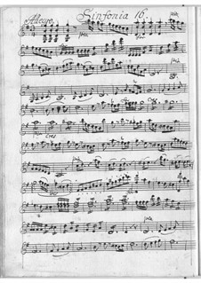 Sinfonia in G Major for Strings: Sinfonia in G Major for Strings by Antonio Filtz