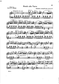 Corbeille de roses, Op.68: No.3 Rondo alla Turca by Johann Friedrich Burgmüller