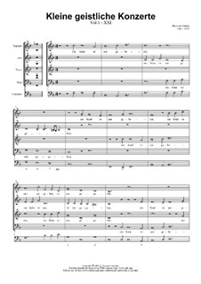 Kleine geistliche Konzerte, Op.8: Nr.21 Ein Kind ist uns geboren, SWV 302 by Heinrich Schütz
