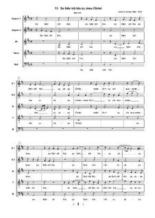 Geistliche Chormusik, Op.11: Nr.11 So fahr ich hin zu Jesu Christ, SWV 379 by Heinrich Schütz