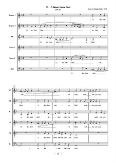 Geistliche Chormusik, Op.11: Nr.13 O lieber Herre Gott, SWV 381 by Heinrich Schütz