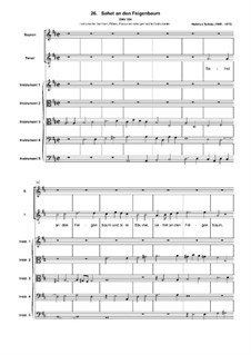 Geistliche Chormusik, Op.11: Nr.26 Sehet an den Feigenbaum, SWV 394 by Heinrich Schütz