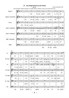 Geistliche Chormusik, Op.11: Nr.27 Der Engel sprach zu den Hirten, SWV 395 by Heinrich Schütz