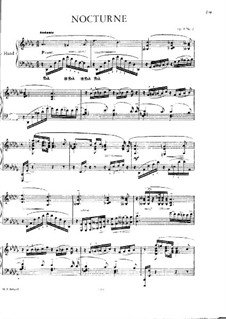 Prelude and Nocturne for the Left Hand, Op.9: No.2 Nocturne by Alexander Scriabin