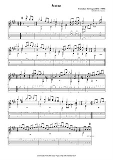 Pavane: Para guitarra com guia by Francisco Tárrega