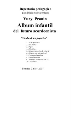 Children's Album. The Cycle of 10 Pieces in Seven Versions: Versão para acordeão by Yury Pronin